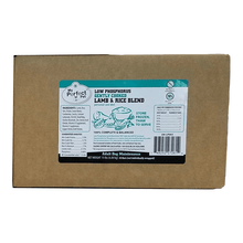 Load image into Gallery viewer, My Perfect Pet Low Phosphorus Lamb and Rice Blend box, 4lb. Healthy food for dogs with sensitive stomachs.