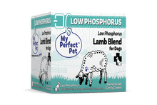 Load image into Gallery viewer, My Perfect Pet Low Phosphorus Lamb and Rice Blend for dogs, 4lb package, nutritious and easily digestible formula.