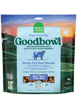 Load image into Gallery viewer, Open Farm Goodbowl Grass-Fed Beef Recipe freeze-dried meal topper for dogs with six healthy ingredients.
