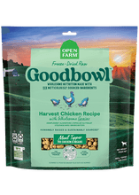 Load image into Gallery viewer, Open Farm Goodbowl Harvest Chicken Recipe freeze-dried raw meal topper for dogs, made with 6 simple, wholesome ingredients.