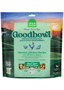 Open Farm Goodbowl Harvest Chicken Recipe Freeze Dried Raw Topper