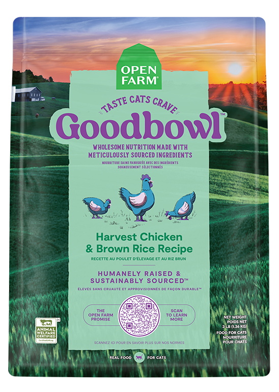 Open Farm Goodbowl Harvest Chicken & Brown Rice For Cats