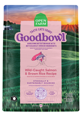 Open Farm Goodbowl Wild-Caught Salmon & Brown Rice For Cats