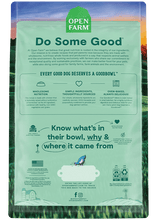 Load image into Gallery viewer, Open Farm Goodbowl bag with message: "Do Some Good", emphasizing wholesome nutrition for dogs.