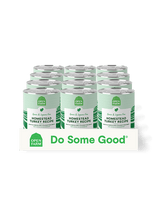 Load image into Gallery viewer, Open Farm Homestead Turkey Recipe cans for dogs, featuring G.A.P. certified turkey for a nutritious meal.