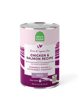 Load image into Gallery viewer, Open Farm Chicken & Salmon Pâté for dogs, grain free, 12.5oz, features humanely raised chicken and wild-caught salmon.