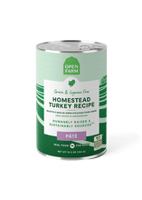Load image into Gallery viewer, Open Farm Turkey Pâté for Dogs 12.5oz can, featuring humanely raised ingredients and non-GMO vegetables.