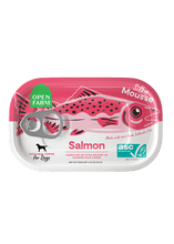 Load image into Gallery viewer, Open Farm Silky Mousse Salmon Dog Topper made with 95% fresh Icelandic fish in a 3.17oz can.
