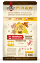 Load image into Gallery viewer, Kibble in the Raw Dog Food Puppy Recipe bag featuring freeze-dried raw ingredients for optimal nutrition.