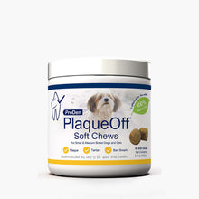 Load image into Gallery viewer, ProDen PlaqueOff Soft Chews for dogs and cats, 100% natural to reduce plaque, tartar, and bad breath.