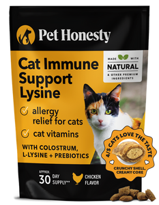Pet Honesty Cat Immune Support Lysine 3.7oz