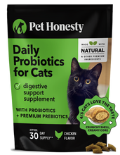Load image into Gallery viewer, Pet Honesty Cat Probiotics, Gut &amp; Immune System 3.7oz