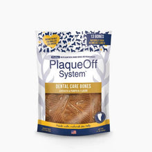 Load image into Gallery viewer, ProDen PlaqueOff Dental Care Bones pack with chicken and pumpkin flavor for fresh breath and plaque control.