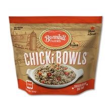 Load image into Gallery viewer, Fromm Bonnihill Farms ChickiBowls Lightly Cooked dog food in a 3-pack pouch, featuring chicken and wholesome ingredients.