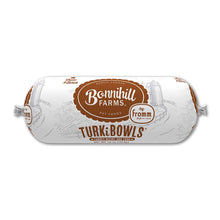 Load image into Gallery viewer, Fromm Bonnihill Farms TurkiBowls lightly cooked turkey pet food packaging.