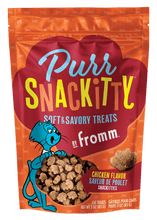 Load image into Gallery viewer, Fromm Purrsnackitty Treats 3oz chicken flavor, soft and chewy cat snacks, perfect for training and rewarding pets.