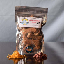 Load image into Gallery viewer, Doggie Style Gourmet Treats Bacon Cheddar Bones in pouch, featuring pet-friendly ingredients made in Montana.