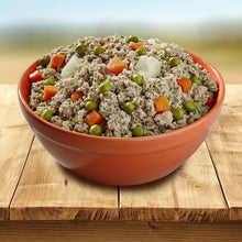 Load image into Gallery viewer, Bowl of Fromm Bonnihill Farms ChickiBowls featuring cooked meat and vegetables for dogs.