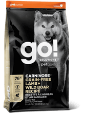 Load image into Gallery viewer, Petcurean Go! Carnivore dog food with lamb and wild boar, grain-free, nutritious for dogs.