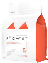 Load image into Gallery viewer, Boxiecat Extra Strength Premium Clumping Clay Cat Litter bag, veterinarian recommended, odor control, scent-free formula.