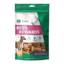 Load image into Gallery viewer, Dr. Marty's Red's Rewards freeze-dried raw pork liver dog treats, 4oz, nutritious and delicious for dogs.