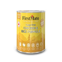 Load image into Gallery viewer, FirstMate Cage-Free Chicken & Rice formula for cats, gluten-free, with wholesome grains, made in Canada.