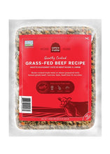 Load image into Gallery viewer, Open Farm Gently Cooked Grass-Fed Beef recipe packed with human-grade, nutritious ingredients in a clear package.