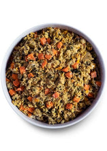 Load image into Gallery viewer, Bowl of Open Farm Gently Cooked Homestead Turkey with turkey, kale, carrots, and colorful veggies.