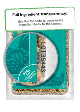 Load image into Gallery viewer, Open Farm puppy recipe packaging showcasing ingredient transparency and lot code for traceability.