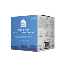 Load image into Gallery viewer, Open Farm Gently Cooked Surf & Turf package showcasing human-grade ingredients for pet nutrition.