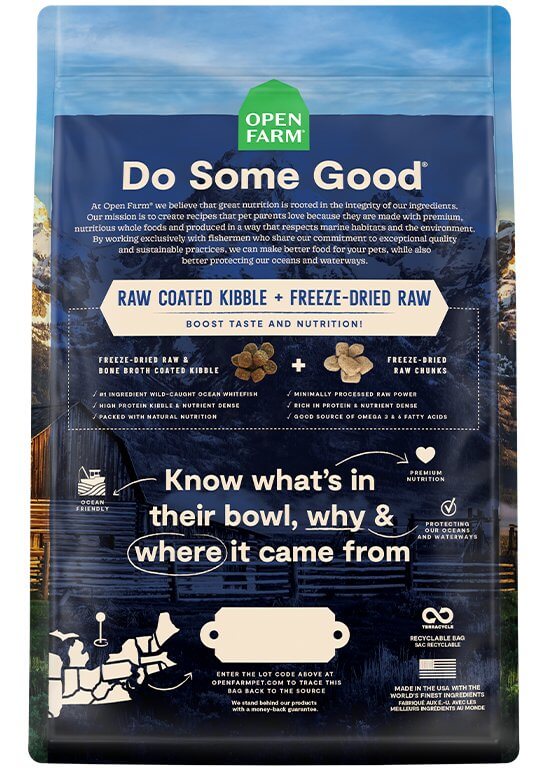 Open Farm Ocean Fish Ancient Grain Raw Mix For Dogs