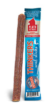 Load image into Gallery viewer, Plato Salmon Thinkers dog treats, hearty salmon sticks for healthy brain function, Omega 3 & 6 fatty acids.
