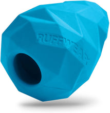 Load image into Gallery viewer, Ruffwear Gnawt-a-Cone toy in bright blue, made of durable latex rubber, designed for playful dogs.