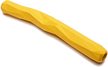 Load image into Gallery viewer, Ruffwear Gnawt-a-Stick dog toy, durable yellow rubber, designed for fetch and chewing.