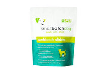Load image into Gallery viewer, Smallbatch Frozen Lamb product bag with healthy ingredients for dogs, featuring lamb, veggies, and natural supplements.