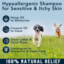 Load image into Gallery viewer, 4-Legger MOISTURIZE Organic Hemp Dog Shampoo with Lemongrass