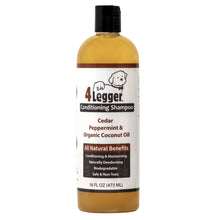 Load image into Gallery viewer, 4-Legger Natural Cedar Dog Shampoo and Conditioner with Peppermint &amp; Eucalyptus