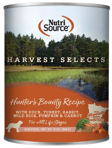 NutriSource Harvest Select Hunter's Bounty Recipe