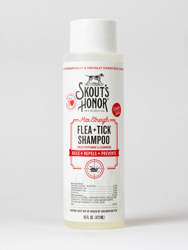 Skout's Honor Shampoo Flea + Tick 16oz