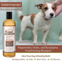Load image into Gallery viewer, 4-Legger Natural Cedar Dog Shampoo and Conditioner with Peppermint &amp; Eucalyptus