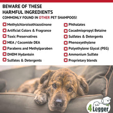 Load image into Gallery viewer, 4-Legger Lemongrass and Aloe Organic Hypoallergenic Dog Shampoo