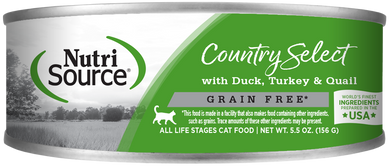 NutriSource Grain Free Country Select Cat 5oz