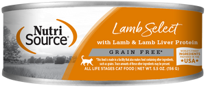 NutriSource Grain Free Lamb & Lamb Liver Cat 5oz