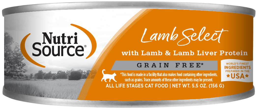 NutriSource Grain Free Lamb & Lamb Liver Cat 5oz