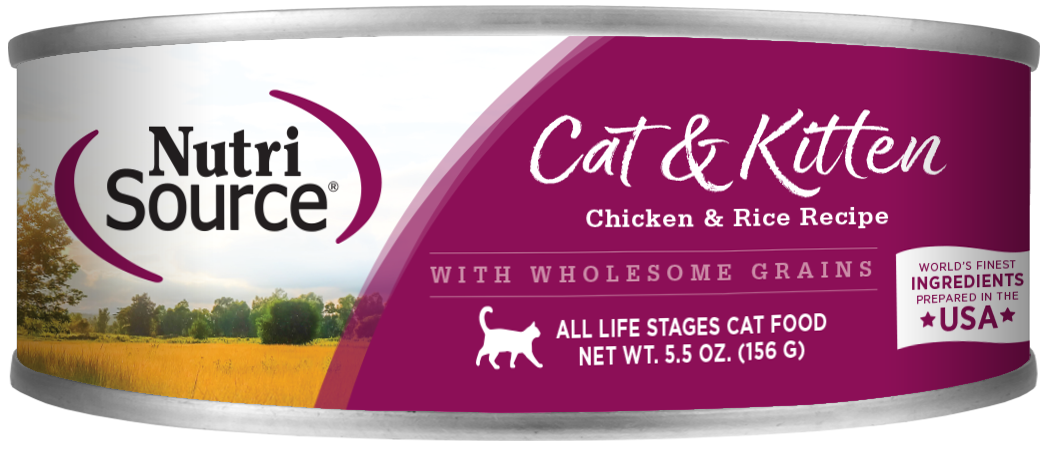 NutriSource Chicken & Rice Cat 5oz