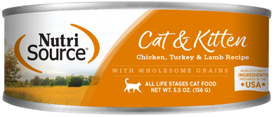 NutriSource Chicken, Turkey & Lamb Cat 5oz