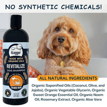Load image into Gallery viewer, 4-Legger REVITALIZE Organic Neem Dog Shampoo and Orange Essential Oil
