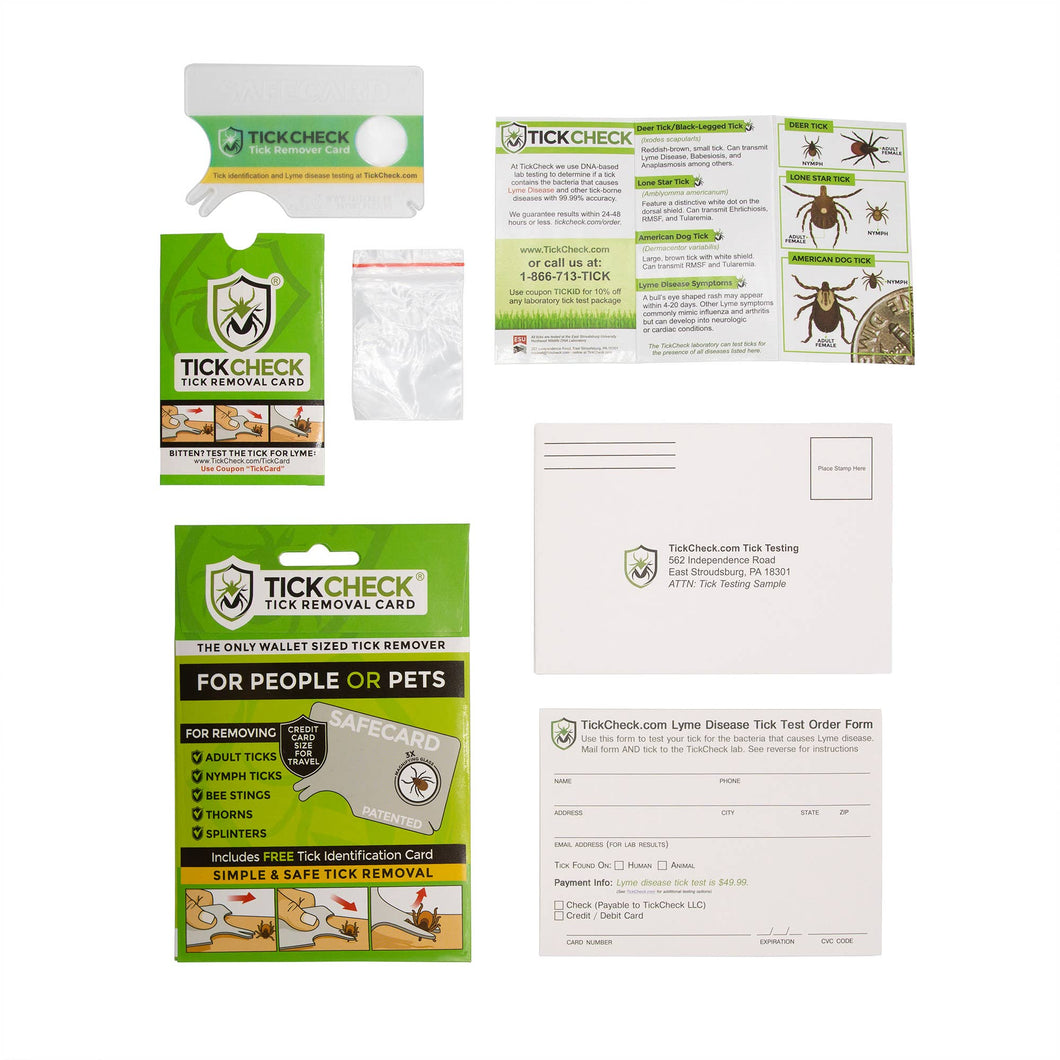 TickCheck Tick Remover Card - 12pc Hang Strip Display
