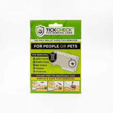 Load image into Gallery viewer, TickCheck Tick Remover Card - 12pc Hang Strip Display