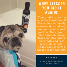 Load image into Gallery viewer, 4-Legger REVITALIZE Organic Neem Dog Shampoo and Orange Essential Oil